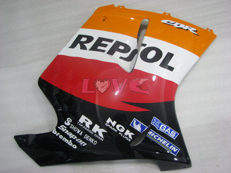 Repsol - Red Black Fairings and Bodywork For 1996-2007 CBR1100XX #LF4308