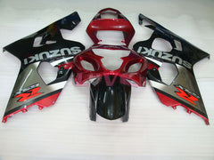 Factory Style - Red Black Fairings and Bodywork For 2004-2005 GSX-R600 #LF6447