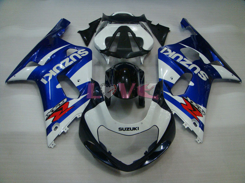 Factory Style - Blue White Black Fairings and Bodywork For 2000-2002 GSX-R1000 #LF4168