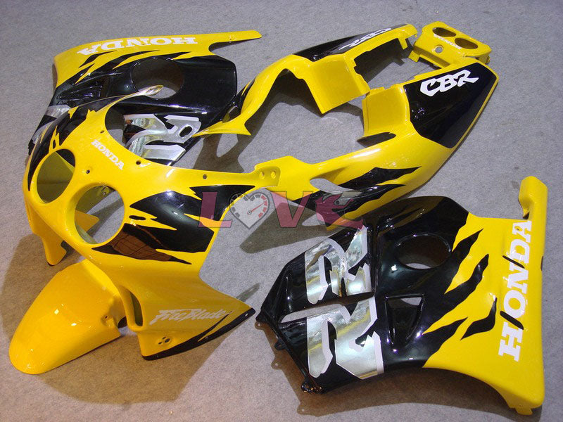 Fireblade - Yellow Black Fairings and Bodywork For 1990-1994 CBR250RR #LF5010