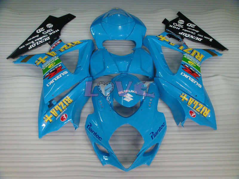 DUNLOP Rizla+ - Blue Black Fairings and Bodywork For 2007-2008 GSX-R1000 #LF3816