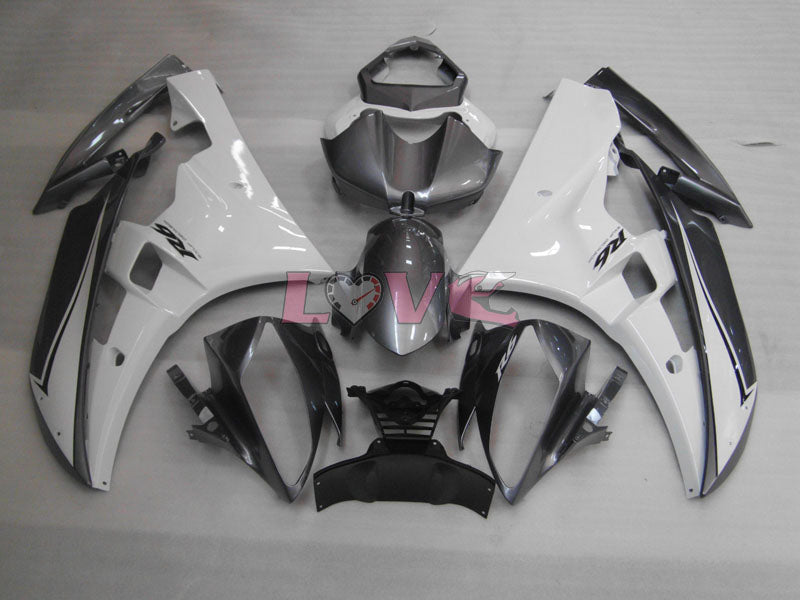 Factory Style - White Black Fairings and Bodywork For 2006-2007 YZF-R6 #LF6887