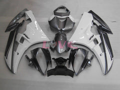 Factory Style - White Black Fairings and Bodywork For 2006-2007 YZF-R6 #LF6887