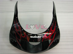 Flame - Orange Black Fairings and Bodywork For 1996-1999 GSX-R750 #LF4287