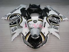 Lucky Strike - White Black Fairings and Bodywork For 2005-2006 NINJA ZX-6R #LF5991