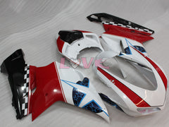 Factory Style - Red White Black Fairings and Bodywork For 2009-2011 1198 #LF3112
