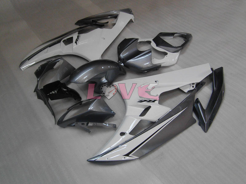 Factory Style - White Black Fairings and Bodywork For 2006-2007 YZF-R6 #LF6887