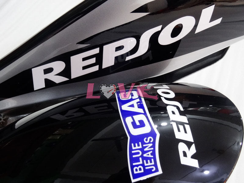 Repsol - Black Grey Fairings and Bodywork For 2006-2007 CBR1000RR #LF4364