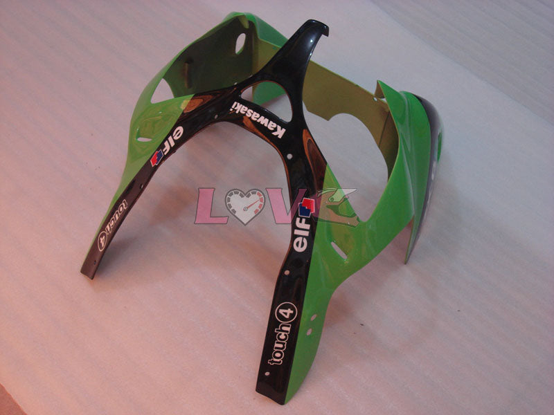 Monster - Green Black Fairings and Bodywork For 2000-2002 NINJA ZX-6R #LF6139