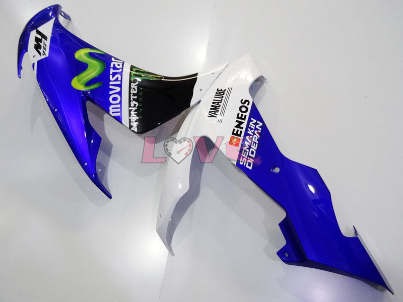Monster - Blue White Black Fairings and Bodywork For 2004-2006 YZF-R1 #LF3689