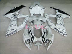Corona - White Black Fairings and Bodywork For 2006-2007 GSX-R750 #LF6568