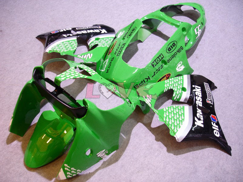 Nakano - Green Black Fairings and Bodywork For 2000-2001 NINJA ZX-9R #LF4911