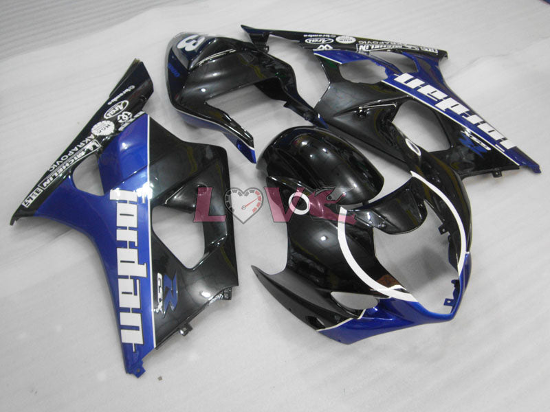 Jordan - Blue Black Fairings and Bodywork For 2003-2004 GSX-R1000 #LF6021
