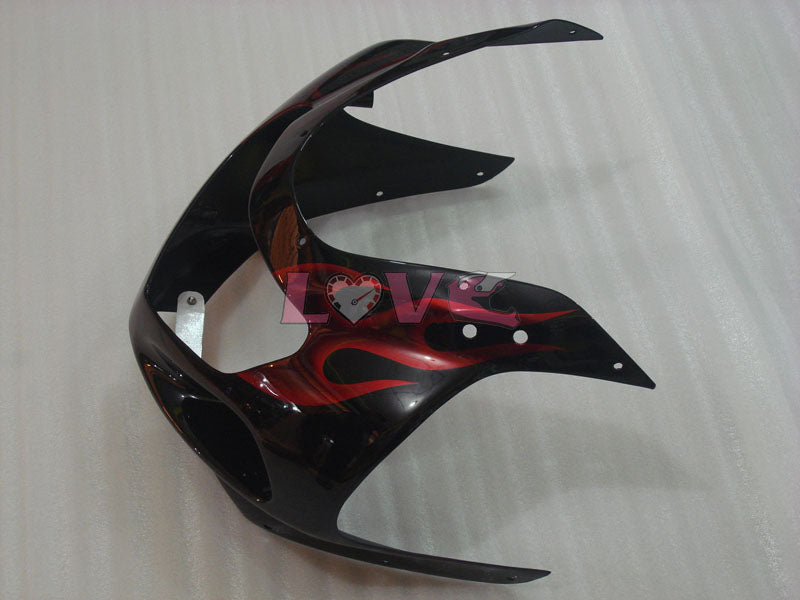 Flame - Red Black Fairings and Bodywork For 2001-2003 GSX-R600 #LF6783