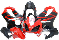 Factory Style - Red Black Fairings and Bodywork For 2004-2007 CBR600F4i #LF7624
