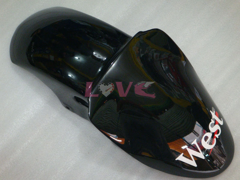 MICHELIN West - White Black Fairings and Bodywork For 2000-2002 Ninja ZX-6R #LF5118