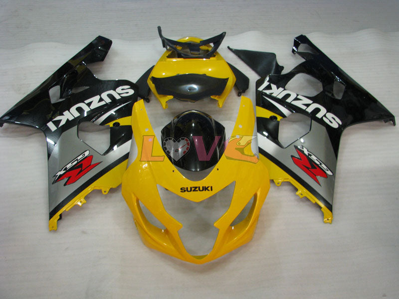 Factory Style - Yellow Black Fairings and Bodywork For 2004-2005 GSX-R750 #LF4065