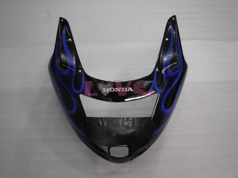 Flame - Blue Black Fairings and Bodywork For 1996-2007 CBR1100XX #LF4312