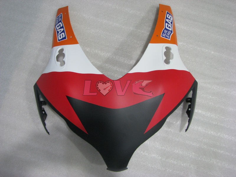 Repsol - Red Orange Black Fairings and Bodywork For 2008-2011 CBR1000RR #LF4336