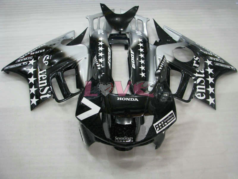 SevenStars - Black Grey Fairings and Bodywork For 1997-1998 CBR600F3 #LF7718