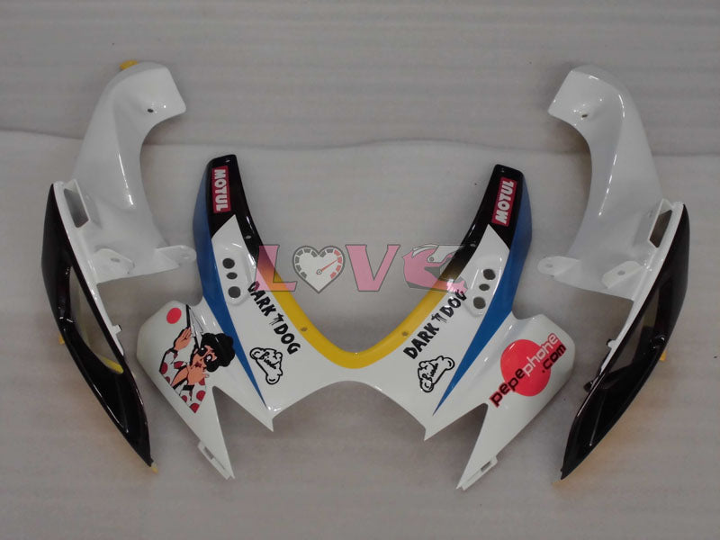 MOTUL - Blue White Fairings and Bodywork For 2006-2007 GSX-R600 #LF4043