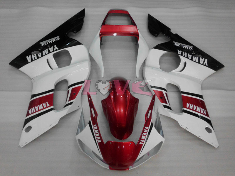 Factory Style - Red White Black Fairings and Bodywork For 1998-2002 YZF-R6 #LF3354