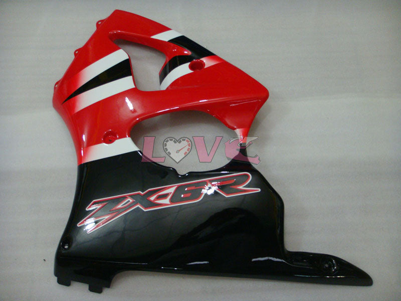 Factory Style - Red Black Fairings and Bodywork For 2000-2002 NINJA ZX-6R #LF6163