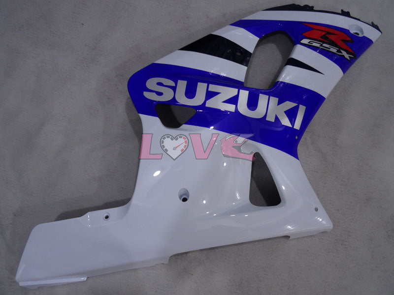 Factory Style - White Black Fairings and Bodywork For 2001-2003 GSX-R600 #LF4238