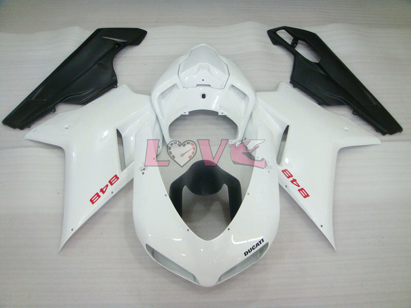 Factory Style - White Black Fairings and Bodywork For 2008-2013 848 #LF3142