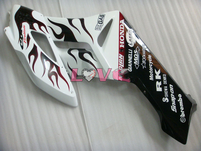 Flame - Red White Fairings and Bodywork For 2004-2005 CBR1000RR #LF7334