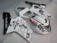 Corona - White Black Fairings and Bodywork For 2004-2005 GSX-R750 #LF6595