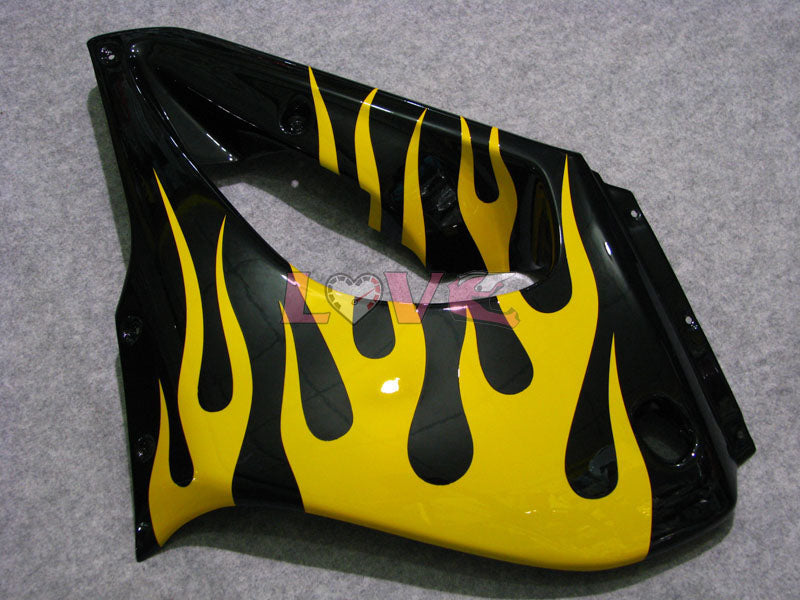 Customize - Yellow Black Fairings and Bodywork For 1997-2007 YZF1000R #LF7909
