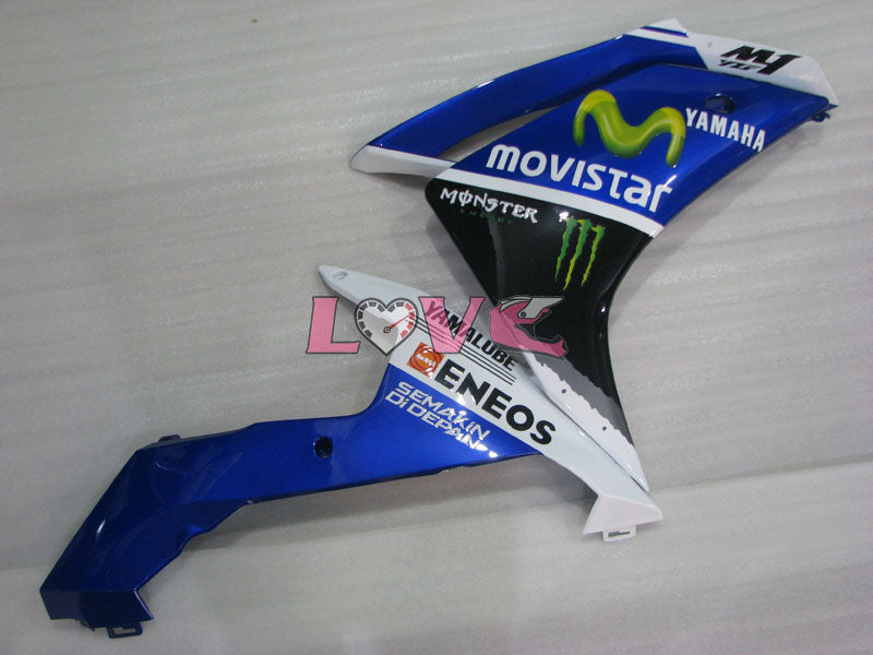 Monster - Blue White Black Fairings and Bodywork For 2007-2008 YZF-R1 #LF3665