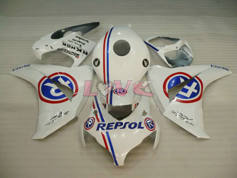 Repsol - Blue White Fairings and Bodywork For 2008-2011 CBR1000RR #LF7106