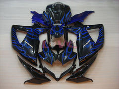 Flame - Blue Black Fairings and Bodywork For 2008-2010 GSX-R750 #LF6399