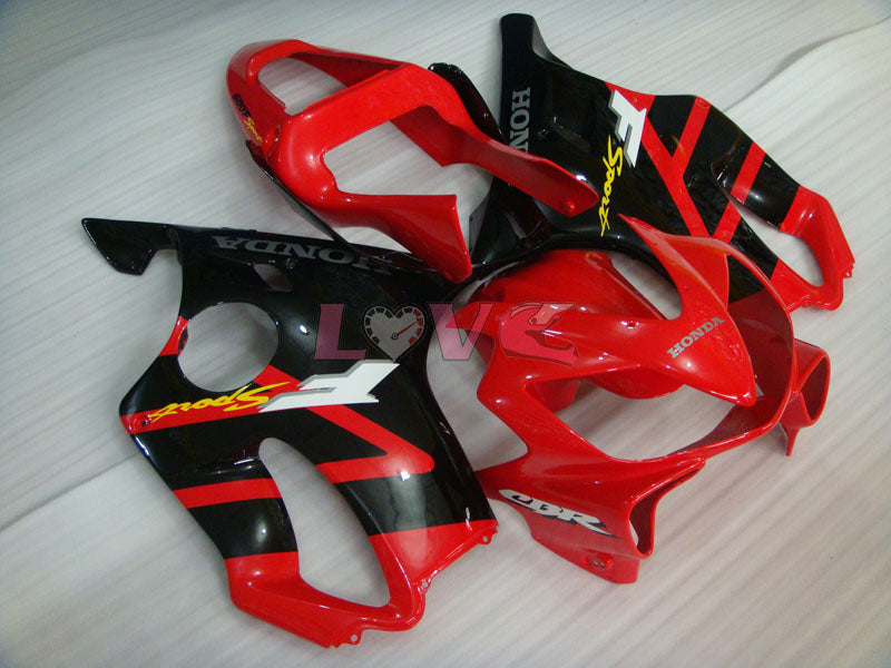 Factory Style - Red Black Pink Fairings and Bodywork For 2001-2003 CBR600F4i #LF4487