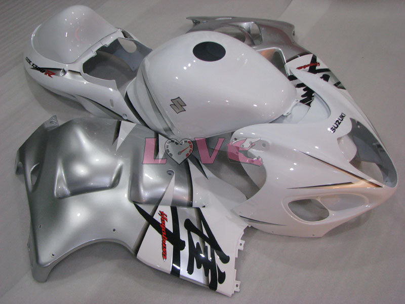 Factory Style - White Silver Fairings and Bodywork For 1999-2007 Hayabusa #LF5252