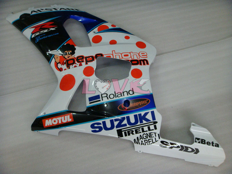 Dark Dog - Blue White Fairings and Bodywork For 2000-2003 GSX-R750 #LF6802
