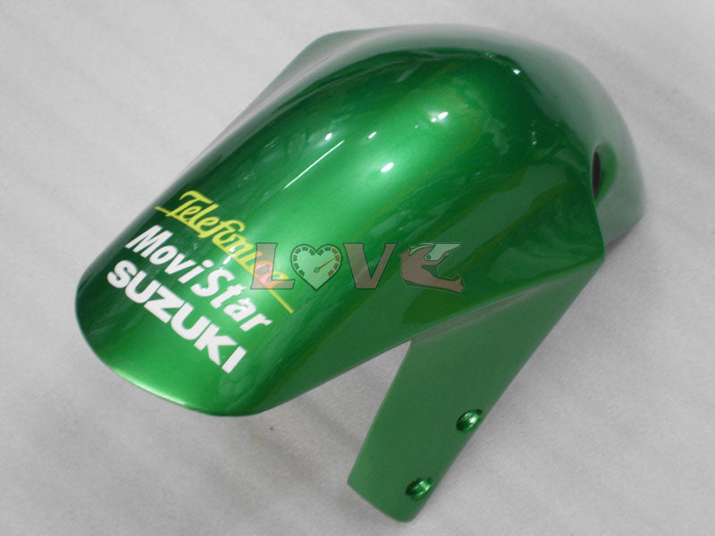 MOTUL - Green Fairings and Bodywork For 2000-2002 GSX-R1000 #LF4169