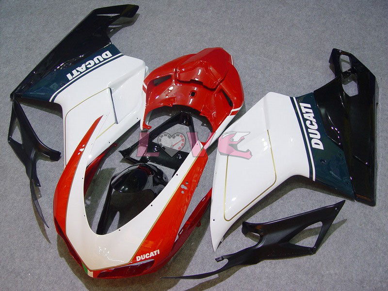 Factory Style - Red White Fairings and Bodywork For 2009-2011 1198 #LF5529