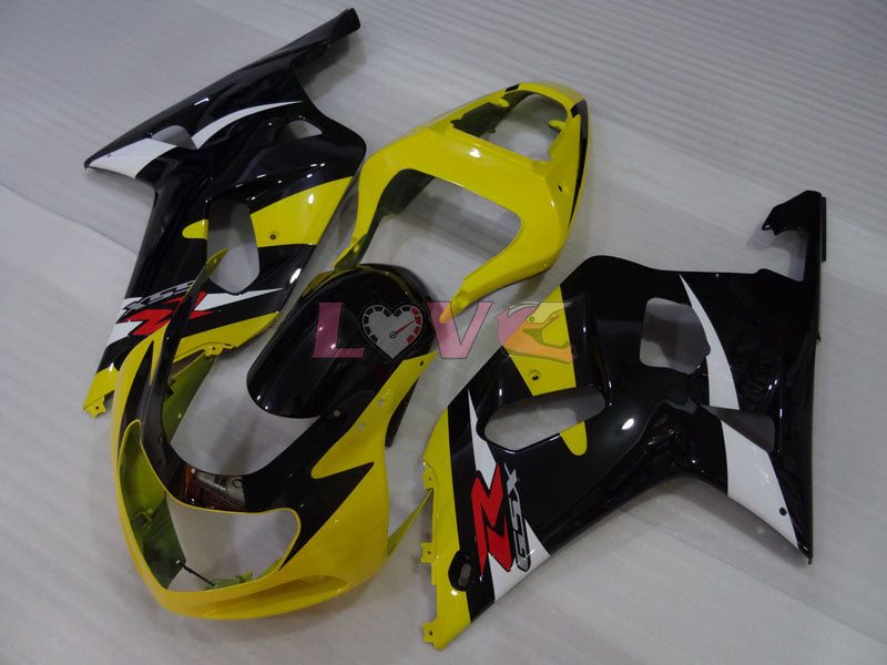 Factory Style - Yellow Black Fairings and Bodywork For 2000-2003 GSX-R750 #LF4180