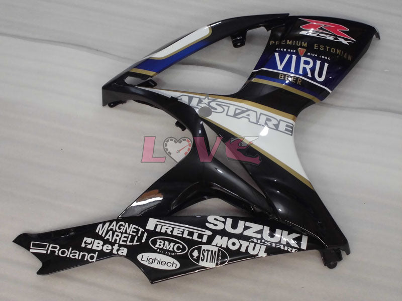 VIRU - White Black Fairings and Bodywork For 2006-2007 GSX-R750 #LF3985