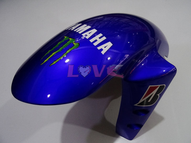 Monster - Blue White Black Fairings and Bodywork For 2002-2003 YZF-R1 #LF3596