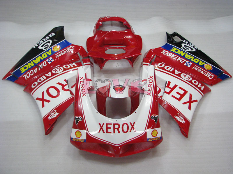 Xerox - Red White Black Fairings and Bodywork For 1994-1998 916 #LF3160
