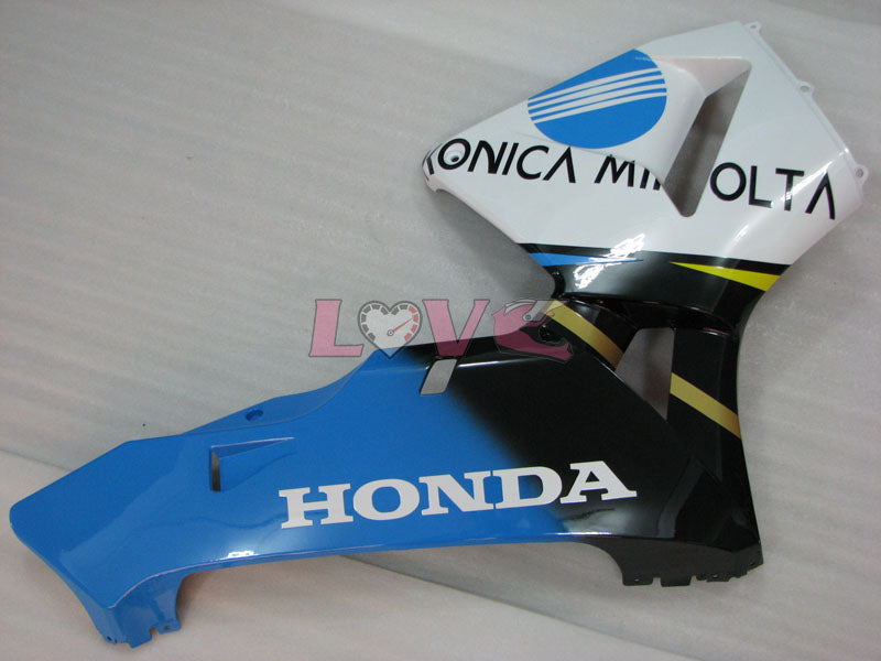 Konica Minolta - White Black Fairings and Bodywork For 2003-2004 CBR600RR #LF5393