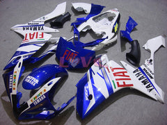 FIAT MOTUL - Blue White Fairings and Bodywork For 2007-2008 YZF-R1 #LF6973