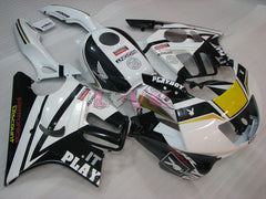 PlayBoy - White Black Fairings and Bodywork For 1997-1998 CBR600F3 #LF4524