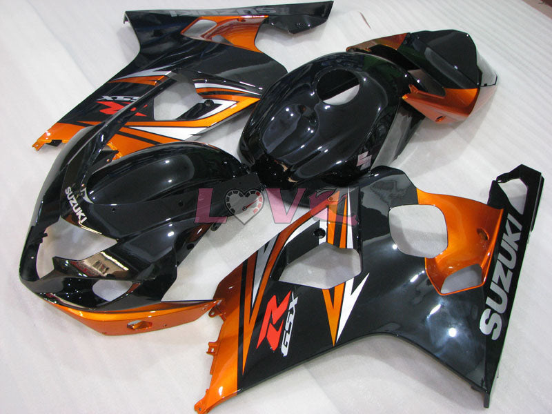 Factory Style - Orange Black Fairings and Bodywork For 2004-2005 GSX-R750 #LF4080