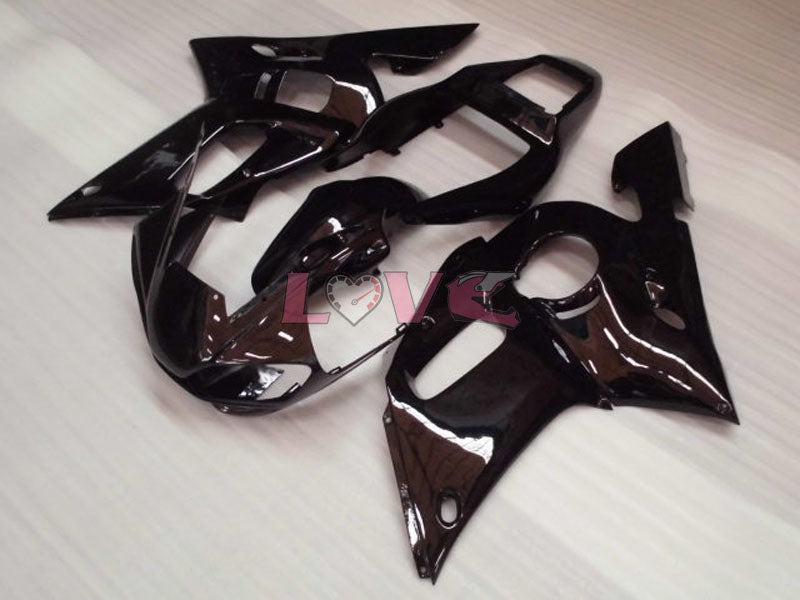 No sticker / decal Factory Style - Black Fairings and Bodywork For 1998-2002 YZF-R6 #LF3371