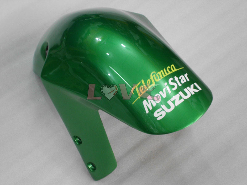 MOTUL - Green Fairings and Bodywork For 2000-2002 GSX-R1000 #LF4169